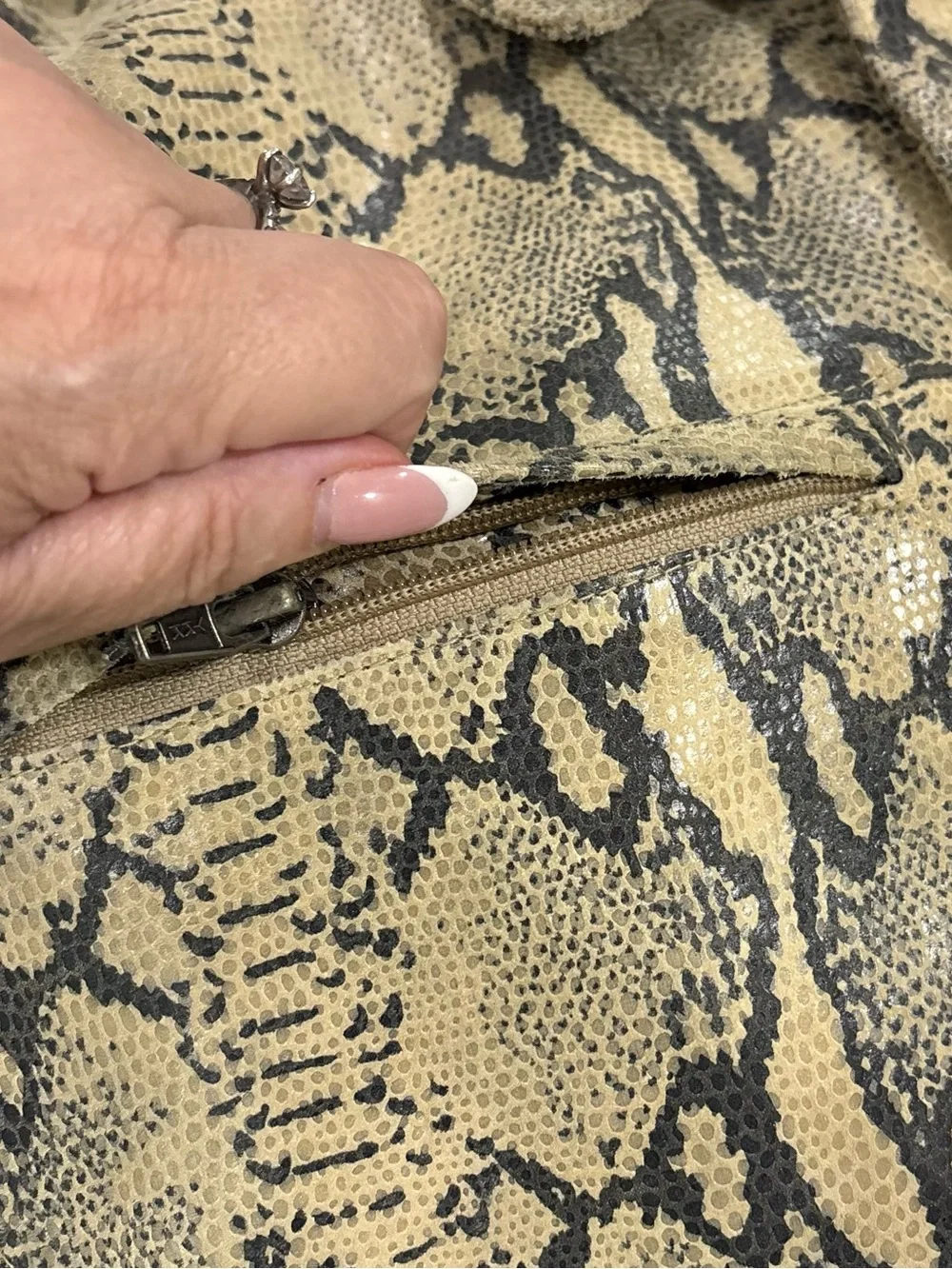 Pelle Studio by Wilsons Leather Python Snake Print Jacket Men’s Size M